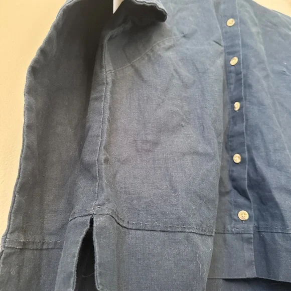 Columbia sportswear Company linen blend walker shirt jack - Picture 5 of 7